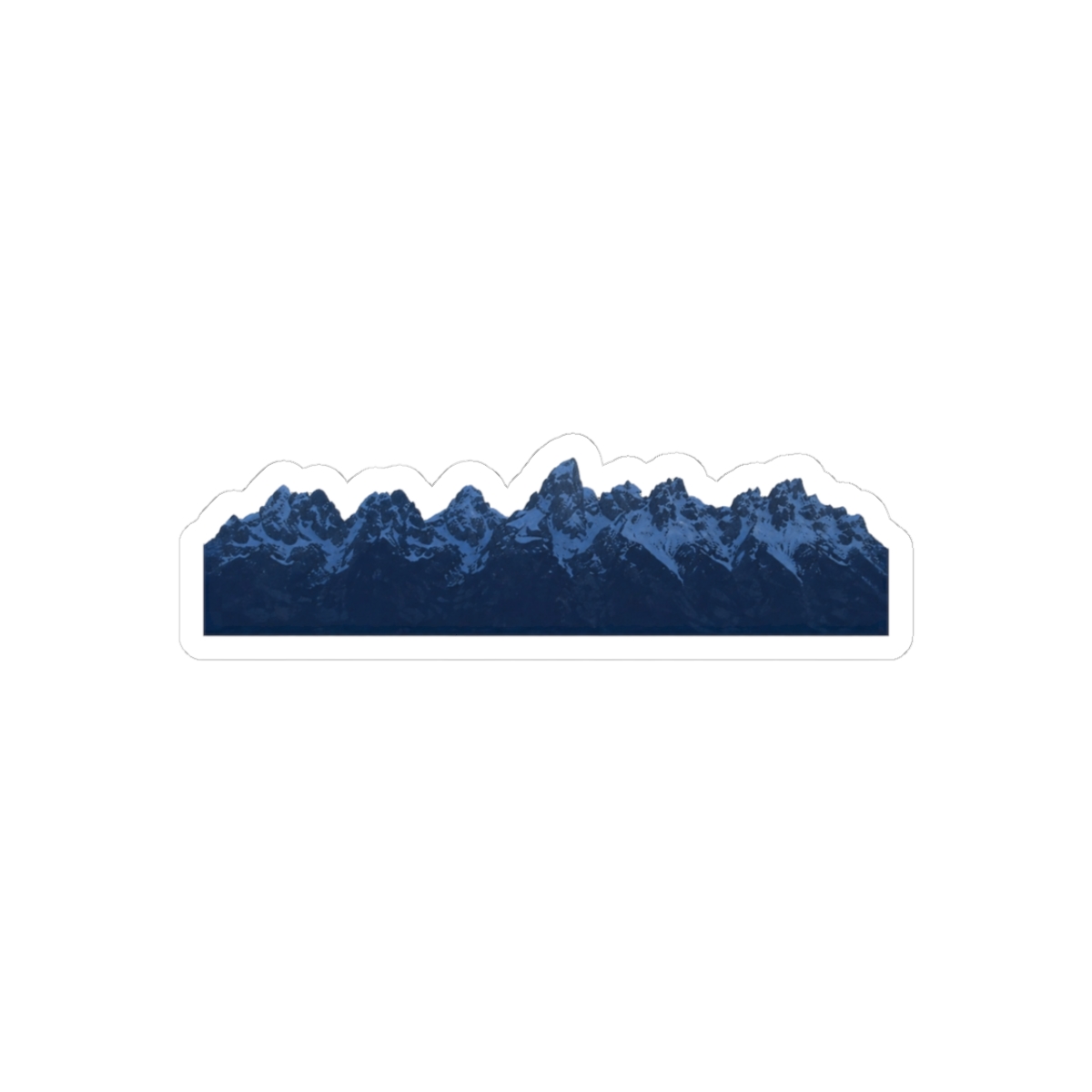 Ye Mountains Vintage Sticker | Funny Hiking Adventure Decal